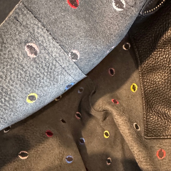 Kurt Geiger Black Tote with Colorful Dots - Picture 11 of 13